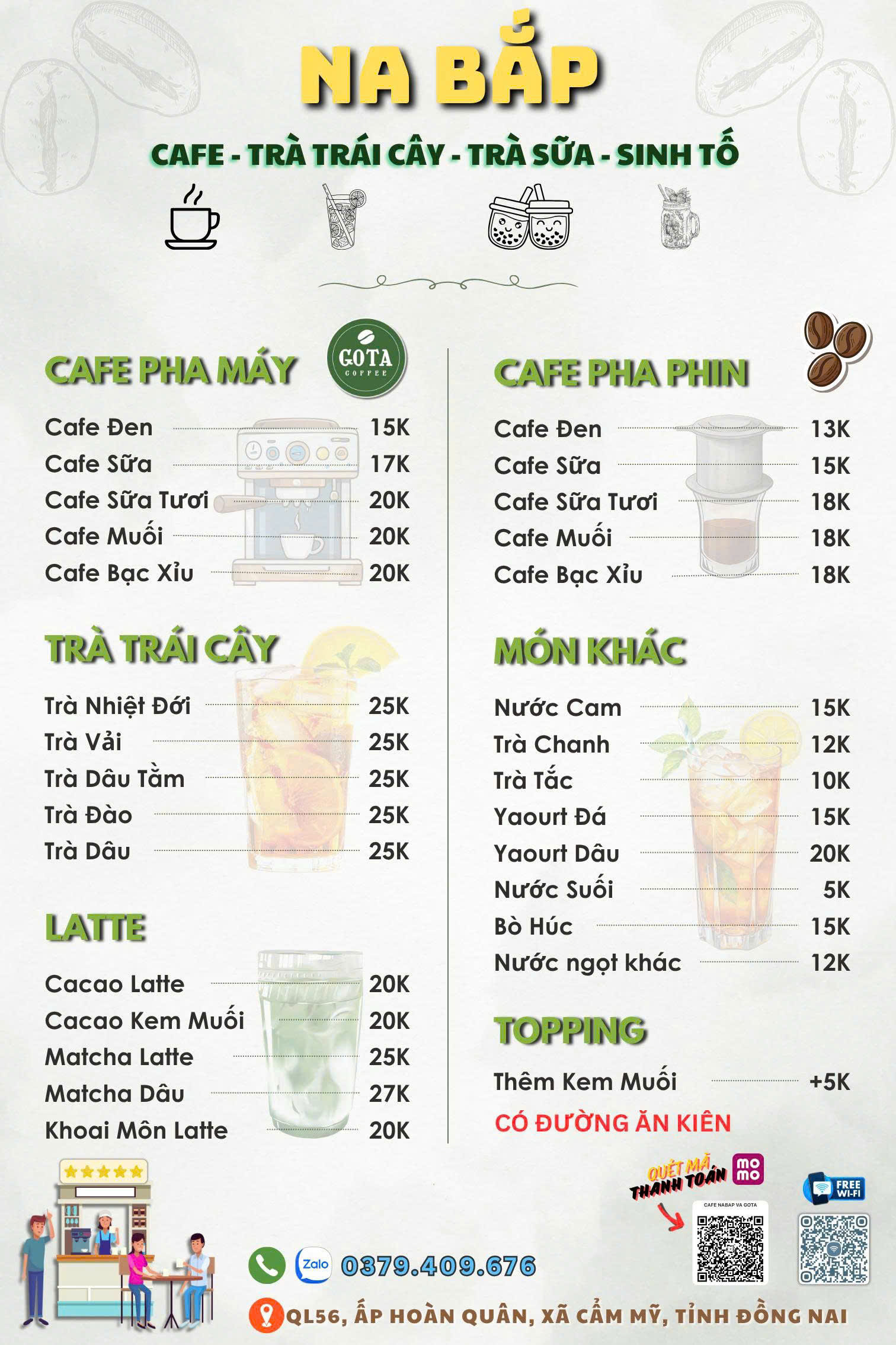 Menu Nabap Cafe