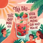 Trà Dâu – Thức Uống Vừa Đẹp Mắt Vừa Ngon Miệng Bừng Tỉnh Mọi Giác Quan