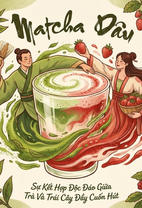 matcha-dau-su-ket-hop-doc-dao-giua-tra-va-trai-cay